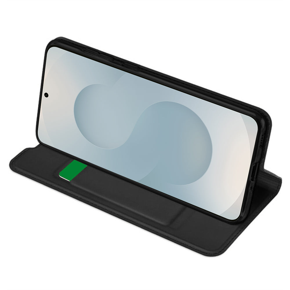 Husa pentru Samsung Galaxy S25 Edge S937, Techsuit, Magskin Book, Neagra