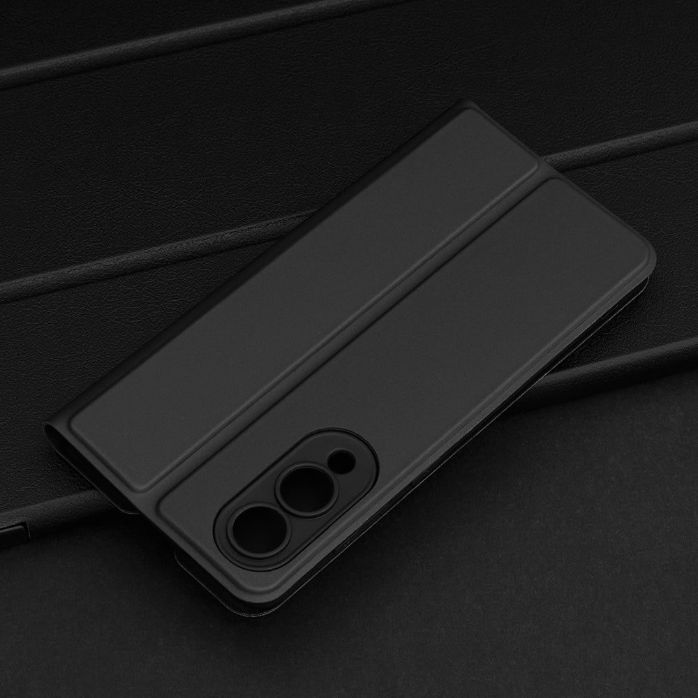 Husa pentru Samsung Galaxy S25 Edge S937, Techsuit, Magskin Book, Neagra