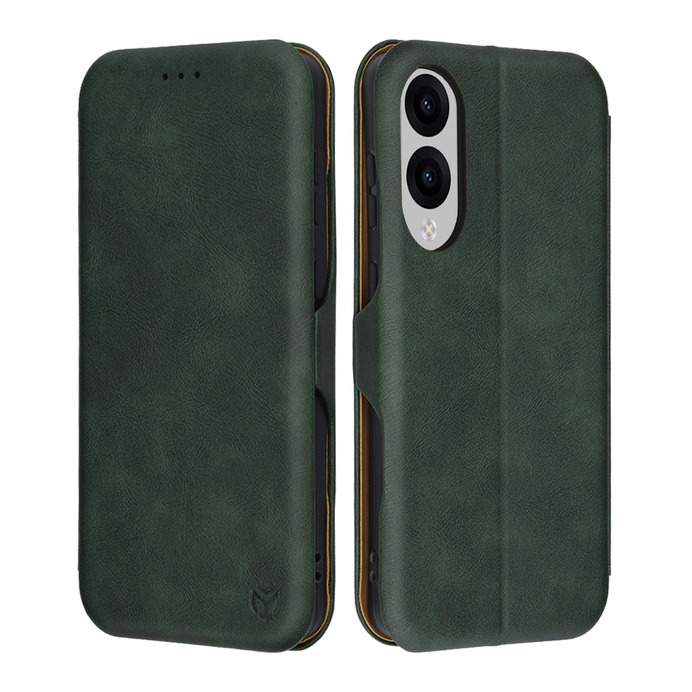 Husa pentru Samsung Galaxy S25 Edge S937, Techsuit, Safe Wallet Plus, Verde