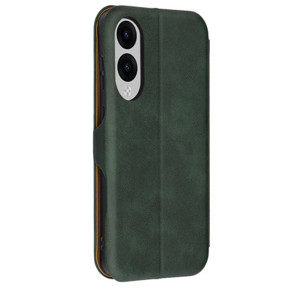 Husa pentru Samsung Galaxy S25 Edge S937, Techsuit, Safe Wallet Plus, Verde
