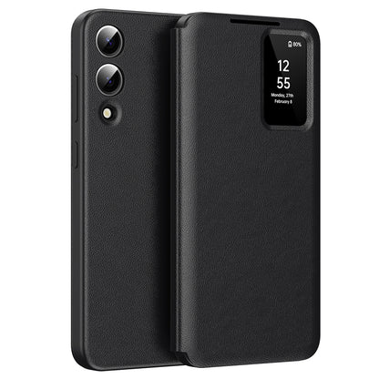 Husa pentru Samsung Galaxy S25 Edge S937, Techsuit, SmartView, Neagra