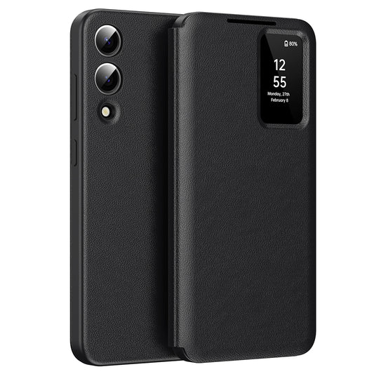 Husa pentru Samsung Galaxy S25 Edge S937, Techsuit, SmartView, Neagra