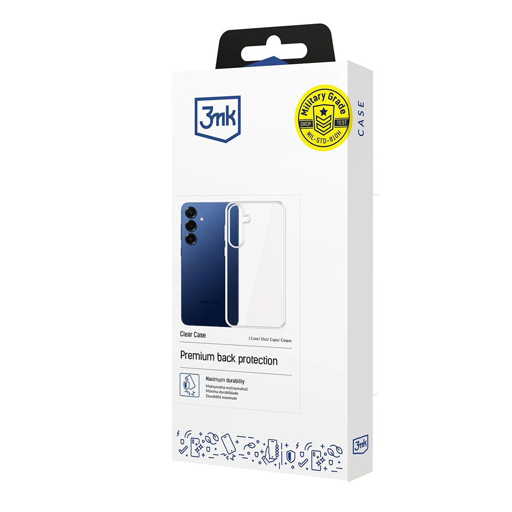 Husa pentru Samsung Galaxy S25 FE, 3MK, Clear, Transparenta