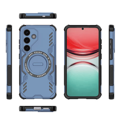 Husa MagSafe pentru Samsung Galaxy S25 FE, Techsuit, ArmorMag, Albastra