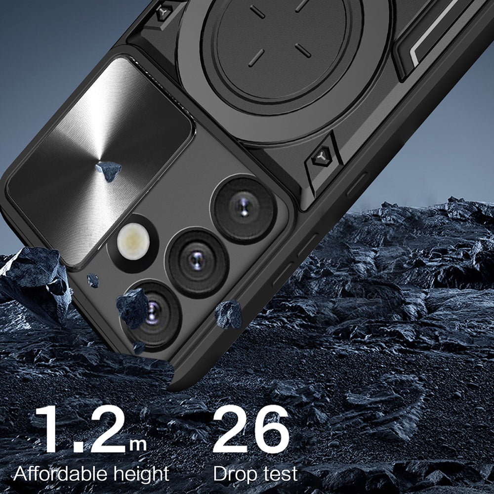 Husa pentru Samsung Galaxy S25 FE, Techsuit, CamGuard Pro, Albastra