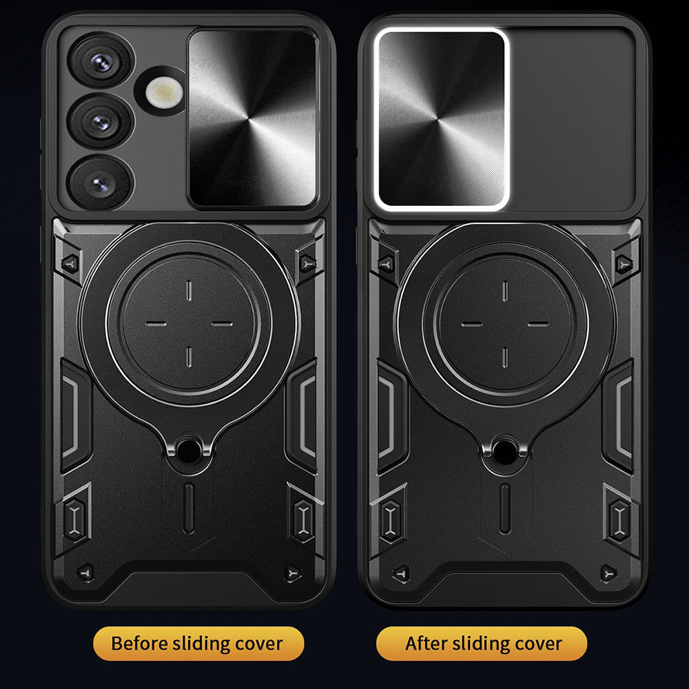 Husa pentru Samsung Galaxy S25 FE, Techsuit, CamGuard Pro, Mov