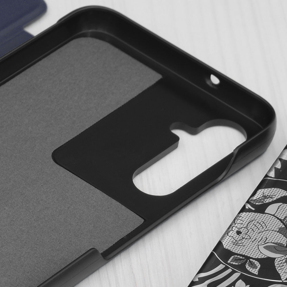 Husa pentru Samsung Galaxy S25 FE, Techsuit, eFold, Albastra