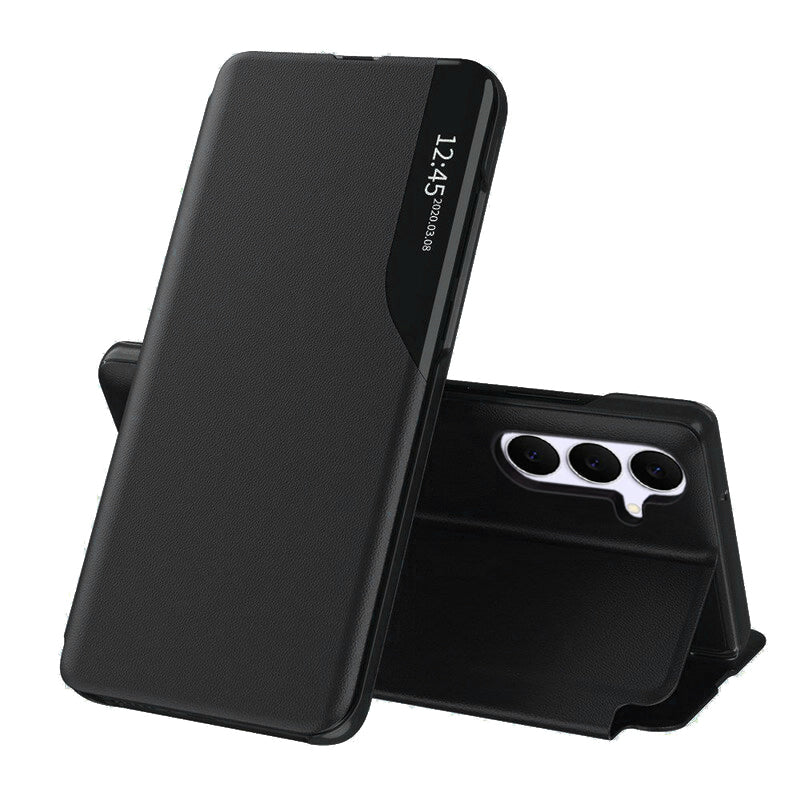 Husa pentru Samsung Galaxy S25 FE, Techsuit, eFold, Neagra
