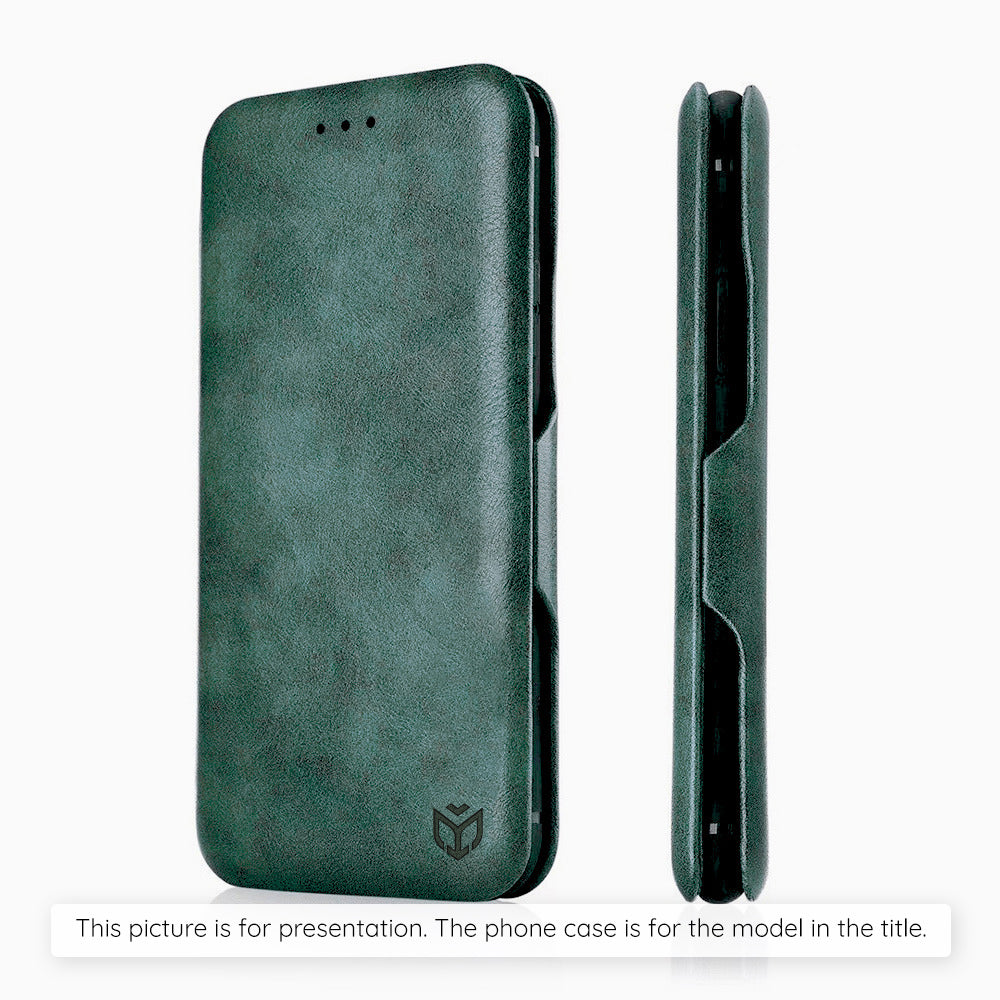 Husa pentru Samsung Galaxy S25 FE, Techsuit, Safe Wallet Plus, Verde
