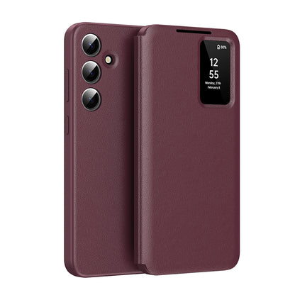 Husa pentru Samsung Galaxy S25 FE, Techsuit, SmartView, Rosie