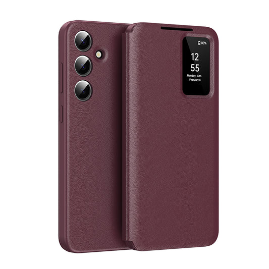 Husa pentru Samsung Galaxy S25 FE, Techsuit, SmartView, Rosie