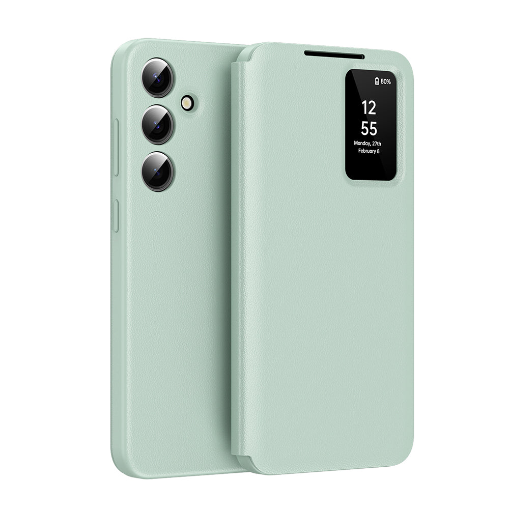 Husa pentru Samsung Galaxy S25 FE, Techsuit, SmartView, Verde