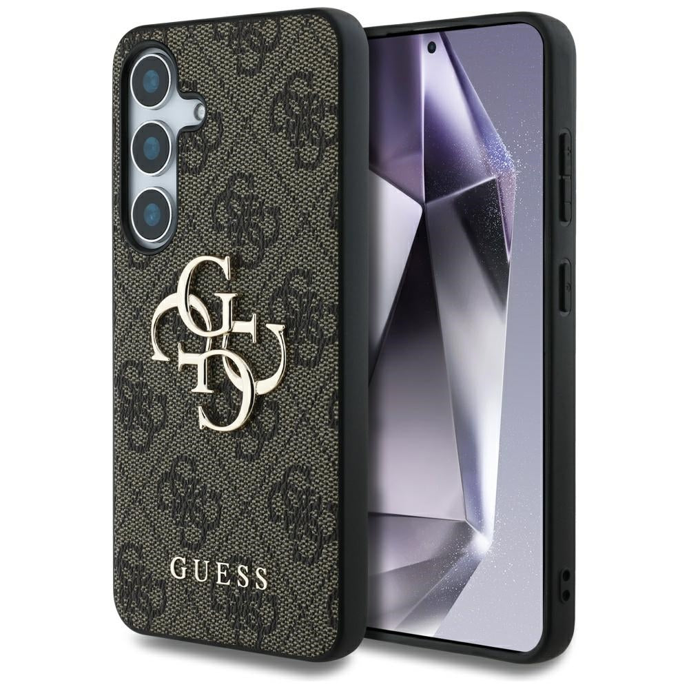 Husa pentru Samsung Galaxy S25+ S936, Guess, 4G Big Logo, Maro