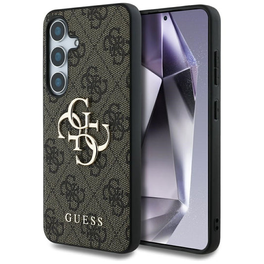 Husa pentru Samsung Galaxy S25+ S936, Guess, 4G Big Logo, Maro