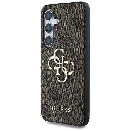 Husa pentru Samsung Galaxy S25+ S936, Guess, 4G Big Logo, Maro