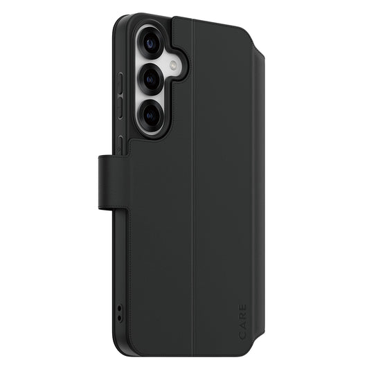 Husa pentru Samsung Galaxy S25+ S936, PanzerGlass, Care Feature Kickstand Wallet, Neagra