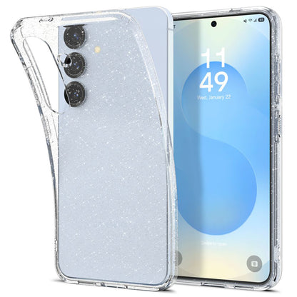 Husa pentru Samsung Galaxy S25+ S936, Spigen, Liquid Crystal Glitter, Transparenta