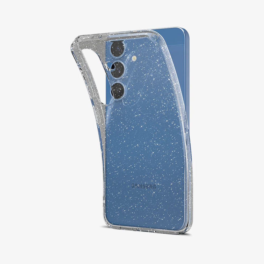 Husa pentru Samsung Galaxy S25+ S936, Spigen, Liquid Crystal Glitter, Transparenta