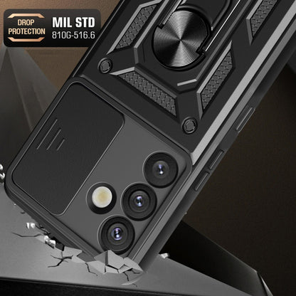 Husa pentru Samsung Galaxy S25+ S936, Techsuit, CamShield, Neagra