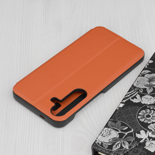Husa pentru Samsung Galaxy S25+ S936, Techsuit, eFold, Portocalie