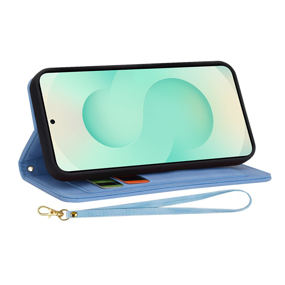 Husa pentru Samsung Galaxy S25+ S936, Techsuit, FlipCraft, Bleu