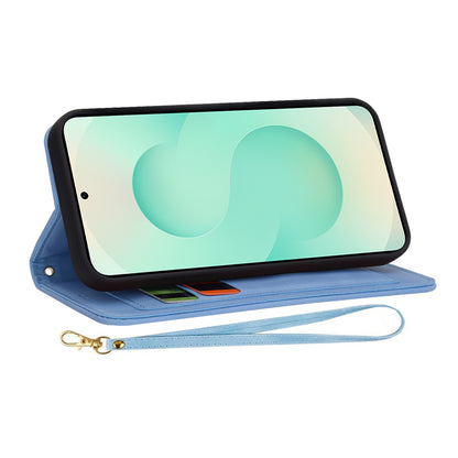 Husa pentru Samsung Galaxy S25+ S936, Techsuit, FlipCraft, Bleu