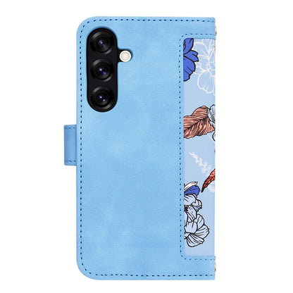 Husa pentru Samsung Galaxy S25+ S936, Techsuit, FlipCraft, Bleu