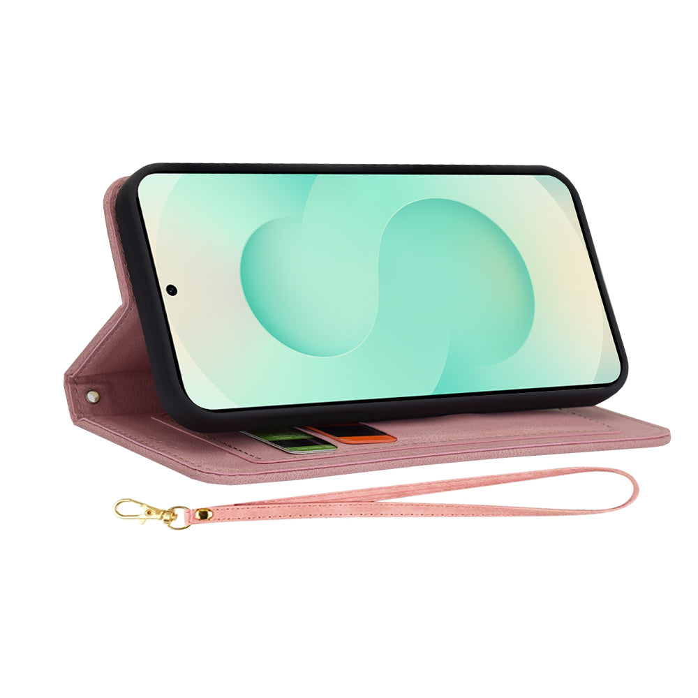 Husa pentru Samsung Galaxy S25+ S936, Techsuit, FlipCraft, Roz