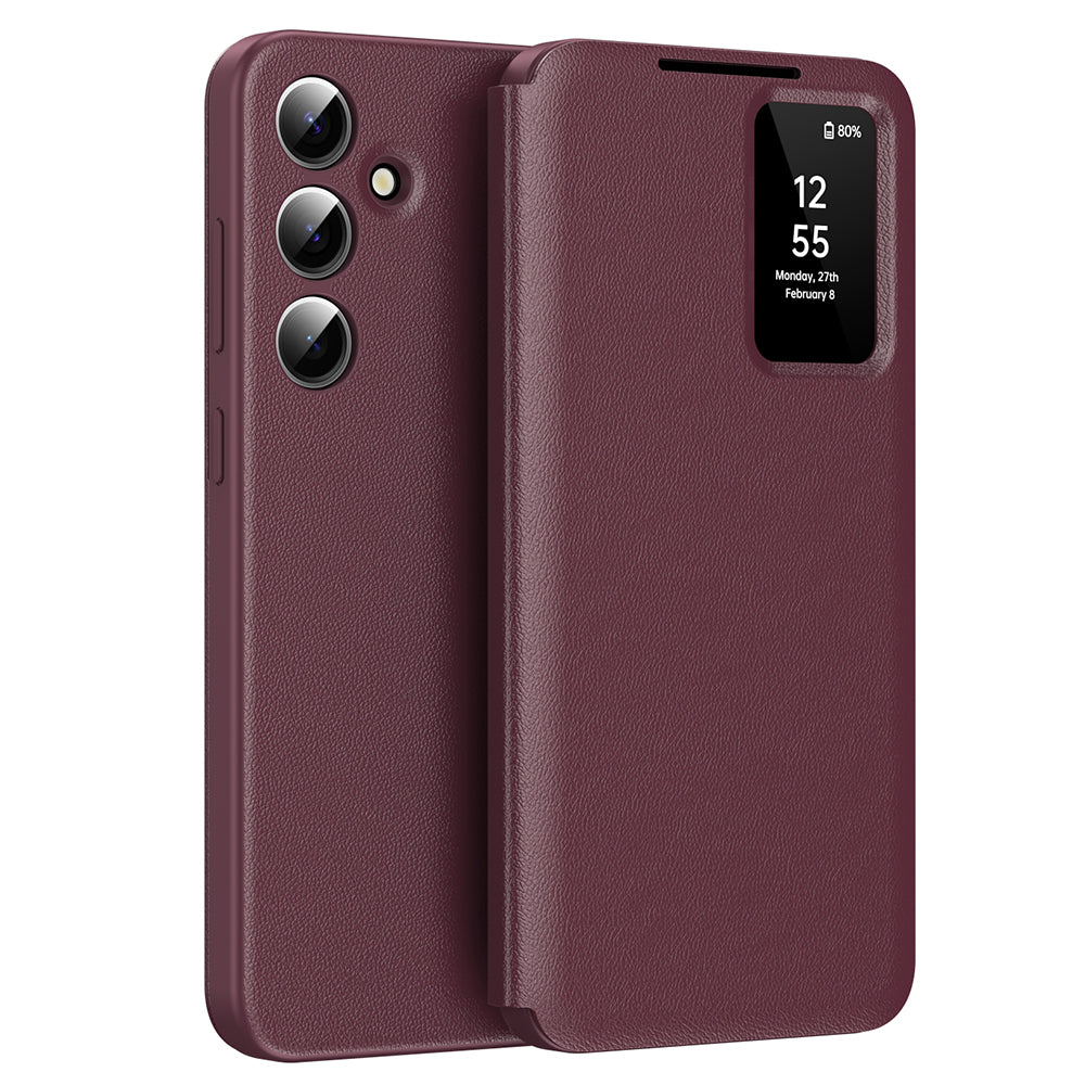 Husa pentru Samsung Galaxy S25+ S936, Techsuit, SmartView, Rosie