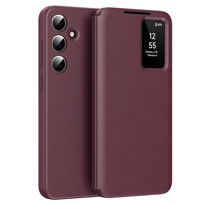 Husa pentru Samsung Galaxy S25+ S936, Techsuit, SmartView, Rosie