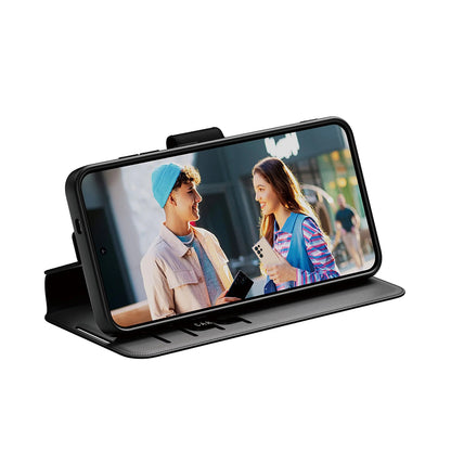 Husa pentru Samsung Galaxy S25 S931, PanzerGlass, Care Feature Kickstand Wallet, Neagra