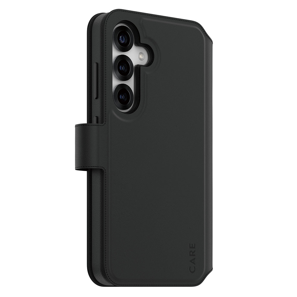 Husa pentru Samsung Galaxy S25 S931, PanzerGlass, Care Feature Tango Two-in-One, Neagra