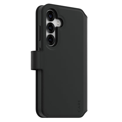 Husa pentru Samsung Galaxy S25 S931, PanzerGlass, Care Feature Tango Two-in-One, Neagra