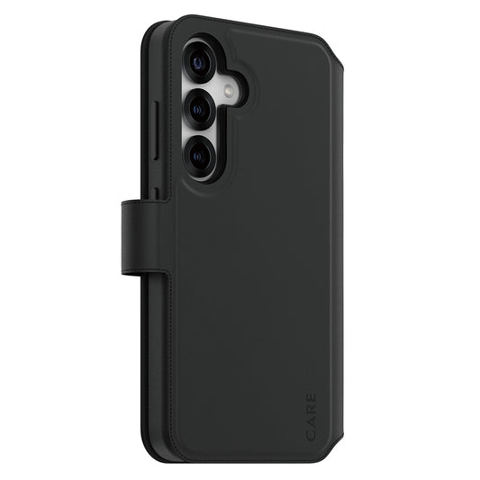 Husa pentru Samsung Galaxy S25 S931, PanzerGlass, Care Feature Tango Two-in-One, Neagra