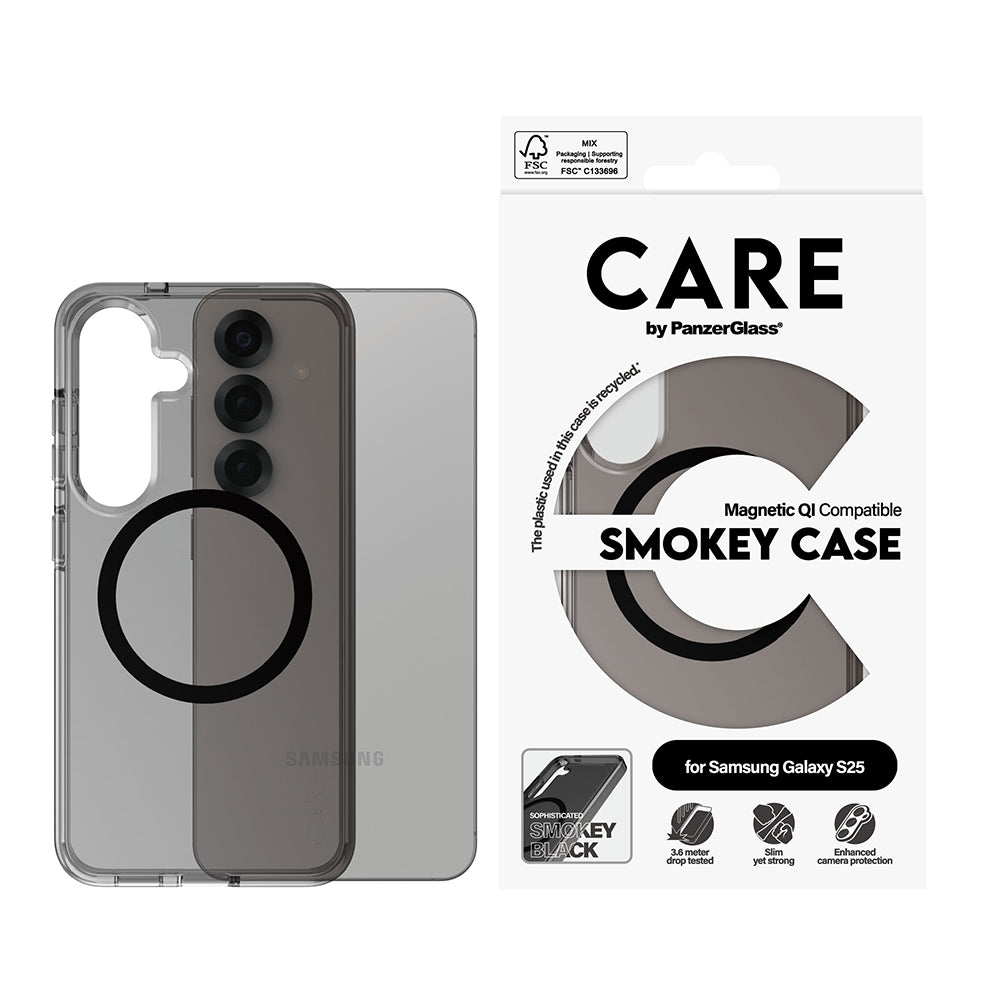 Husa pentru Samsung Galaxy S25 S931, PanzerGlass, Care Urban Combat, Neagra