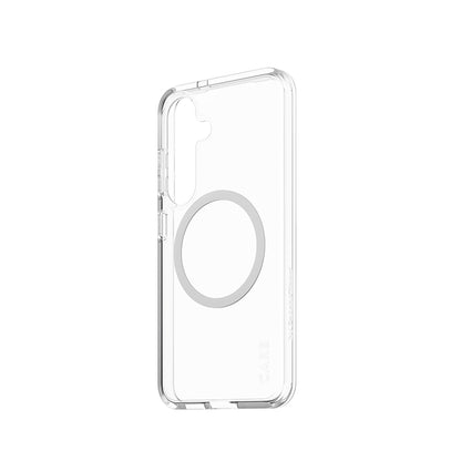 Husa pentru Samsung Galaxy S25 S931, PanzerGlass, Care Urban Combat, Transparenta Alba