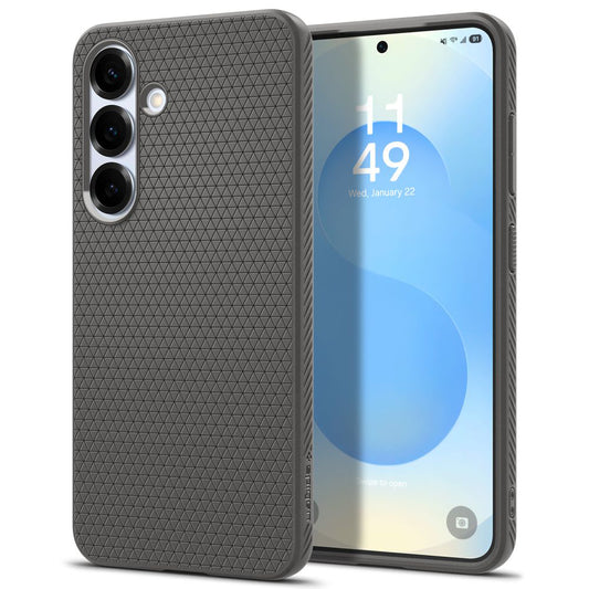 Husa pentru Samsung Galaxy S25 S931, Spigen, Liquid Air, Gri