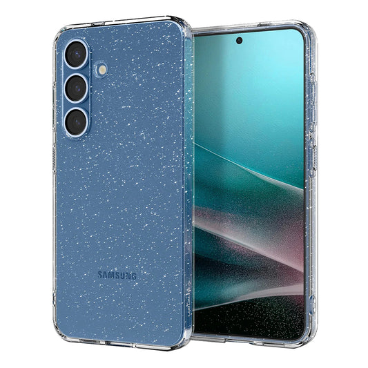 Husa pentru Samsung Galaxy S25 S931, Spigen, Liquid Crystal Glitter, Transparenta ACS08997