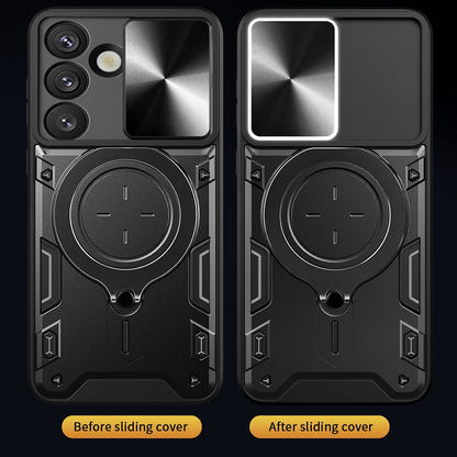 Husa pentru Samsung Galaxy S25 S931, Techsuit, CamGuard Pro, Mov