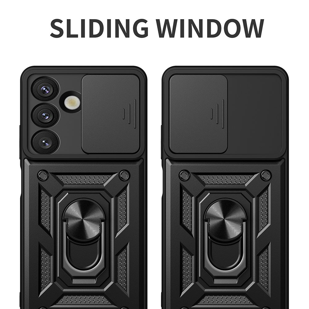 Husa pentru Samsung Galaxy S25 S931, Techsuit, CamShield, Neagra