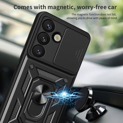 Husa pentru Samsung Galaxy S25 S931, Techsuit, CamShield, Neagra