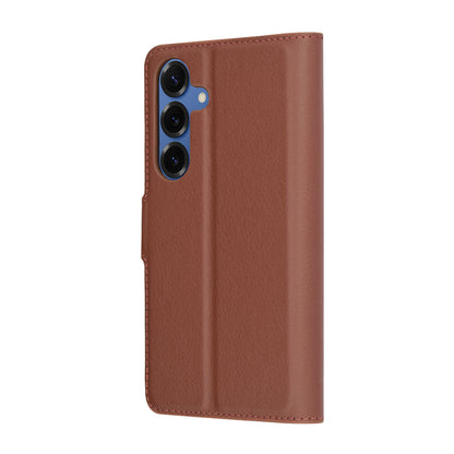 Husa pentru Samsung Galaxy S25 S931, Techsuit, Leather Folio, Maro