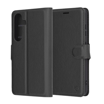 Husa pentru Samsung Galaxy S25 S931, Techsuit, Leather Folio, Neagra