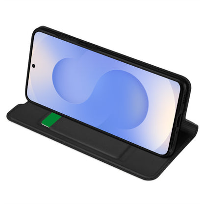 Husa pentru Samsung Galaxy S25 S931, Techsuit, Magskin Book, Neagra