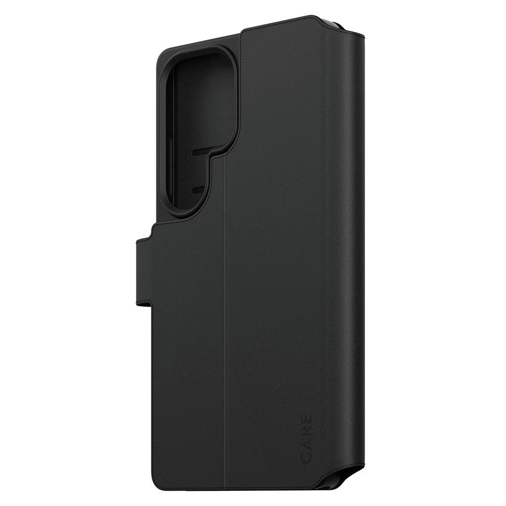 Husa pentru Samsung Galaxy S25 Ultra S938, PanzerGlass, Care Feature Kickstand Wallet, Neagra