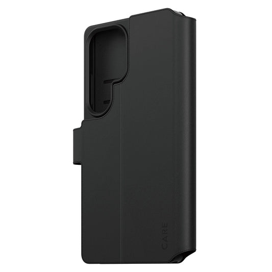 Husa pentru Samsung Galaxy S25 Ultra S938, PanzerGlass, Care Feature Kickstand Wallet, Neagra