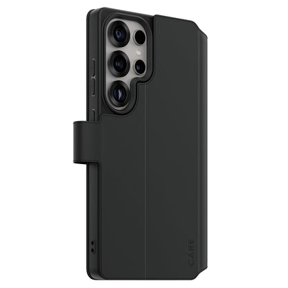 Husa pentru Samsung Galaxy S25 Ultra S938, PanzerGlass, Care Feature Kickstand Wallet, Neagra