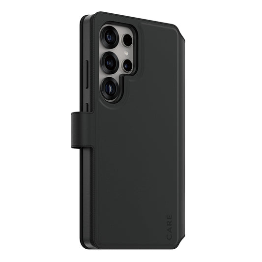 Husa pentru Samsung Galaxy S25 Ultra S938, PanzerGlass, Care Feature Tango Two-in-One, Neagra