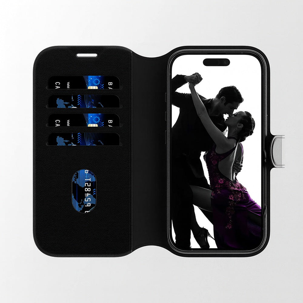 Husa pentru Samsung Galaxy S25 Ultra S938, PanzerGlass, Care Feature Tango Two-in-One, Neagra