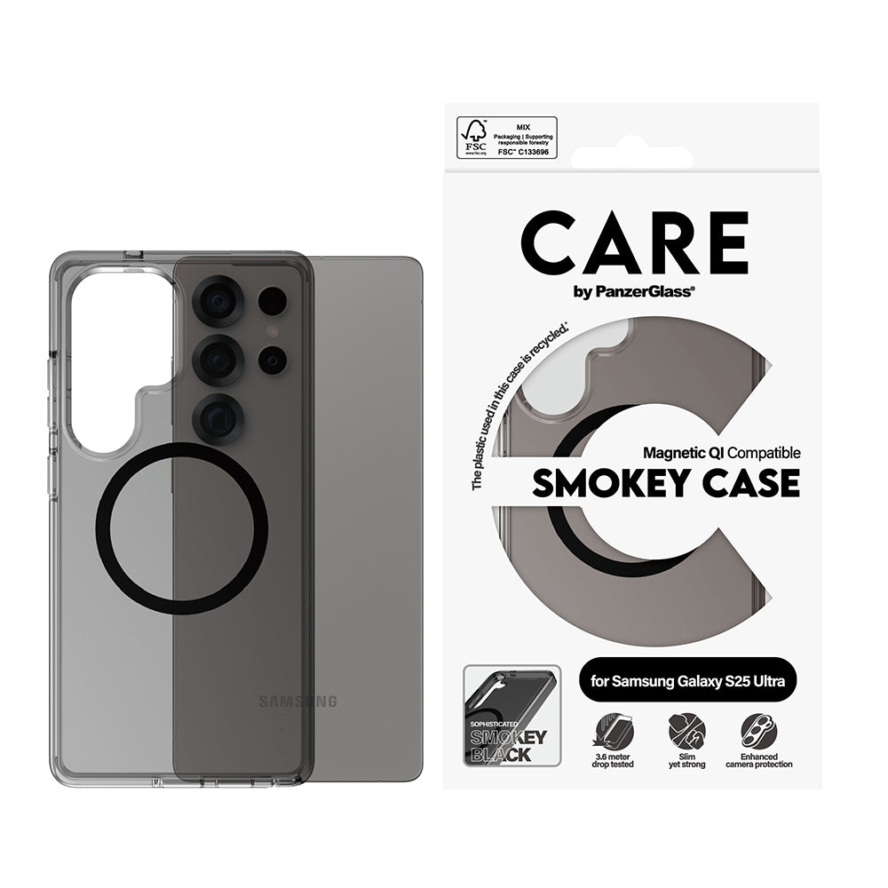 Husa pentru Samsung Galaxy S25 Ultra S938, PanzerGlass, Care Urban Combat, Neagra